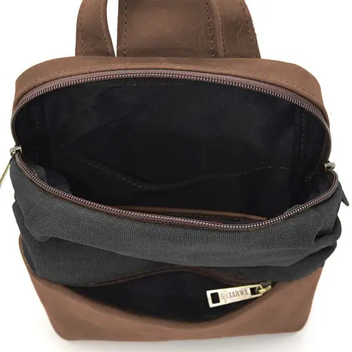 Кожаная сумка-слинг Tarwa 28х22х7 см sum0025529 - фото 6