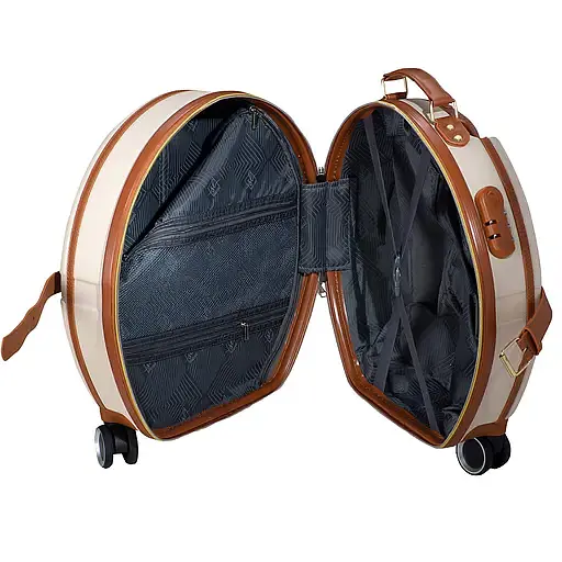 Чемодан Semi Line 24" M Ecru/Brown (T5670-3) - фото 2