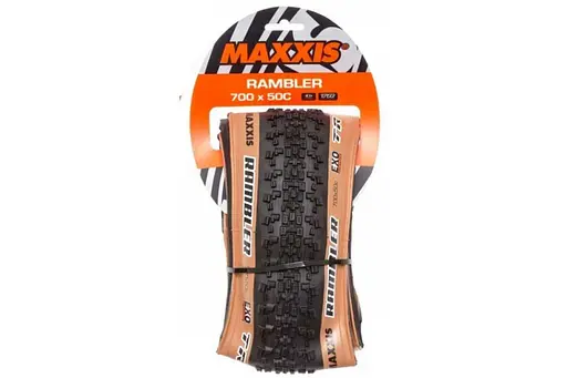 Покришка Maxxis Rambler 700 x 50C TPI-60 Foldable Exo/TR/Tanwall (1052-ETB00417600) - фото 2