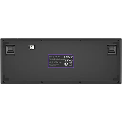 Клавіатура Proove Gaming Slicker Pro (Ukraine Layout) Black Purple (WKSLP0022416) - фото 7