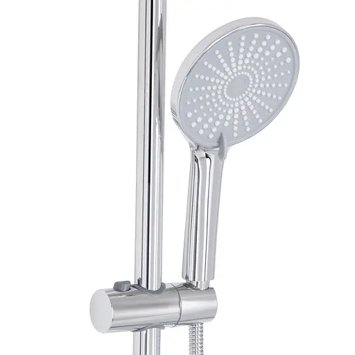 Душова система універсальна Qtap Jay на три споживача (з виливом) QTJAY111CRM45543 Chrome, Хром - фото 5