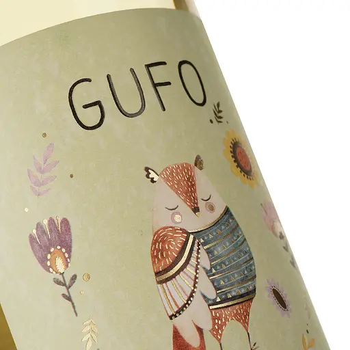 Вино Gufo Pinot Grigio Terre Di Chieti, белое, сухое, 0,75 л - фото 4