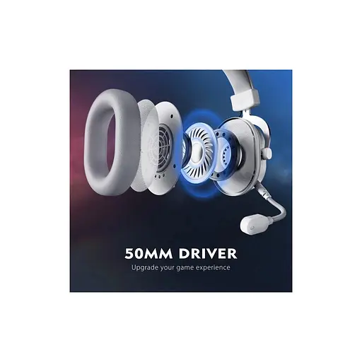 Навушники Fifine H6 RGB 7.1 White (H6W) - фото 8