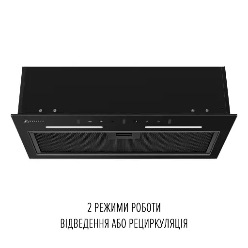 Вытяжка полновстраиваемая PERFELLI VIOLA 5JWRB NERO - фото 9