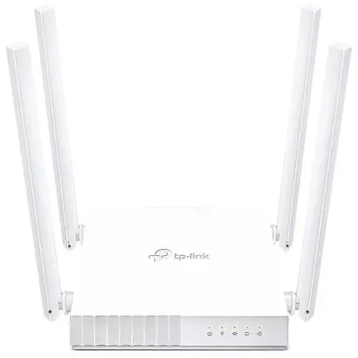 Роутер TP-LINK Archer C24, White, Wi-Fi 802.11a/b/g/n/ac, до 733 Mb/s, 2.4/5GHz, 4x10/100 Mb/s, RJ45 10/100Mb/s, 4 зовнішні незнімні антенни