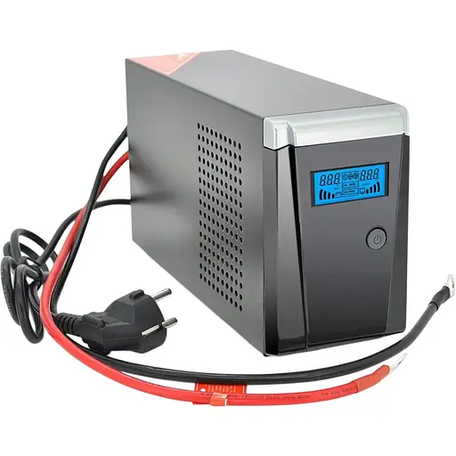 ИБП с правильной синусоидой Ritar RTSW-500 LCD, 12В, под наружный АКБ, Q4 (320x132x210) 4,2 кг (260x85x140)