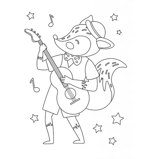 Розмальовка Vivat Тваринки на концерті (1769076) - фото 3