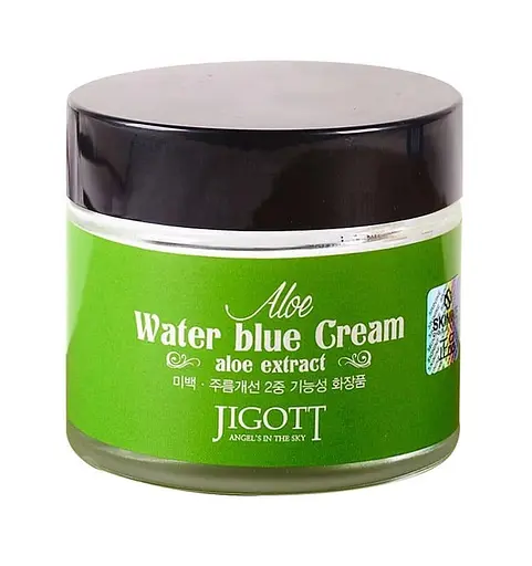 Крем для лица Алоэ ALOE Water Blue Cream Jigott 70 мл - фото 1