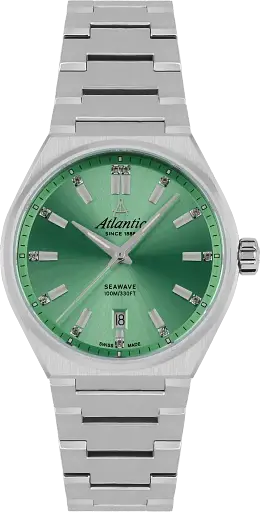 Часы Atlantic Seawave 35mm Pistacchio Green 39365.41.71