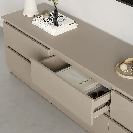 Тумба під телевізор MebelStar Нео 6Ш 180x43x53 см Кашемір (MBS-1292) - фото 3