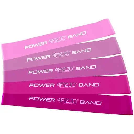 Гумка для фітнесу та спорту 4Fizjo Mini Power Band (стрічка-еспандер) 1-20 кг 5 шт. 4FJ0186 (P-5907739311443) - фото 1