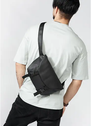 Чоловіча сумка бананка через плече Tirso Zard Sambag 33х22х7 см sum0020733 - фото 10