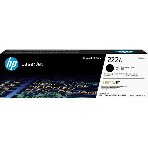 Картридж HP 222A CLJ Pro 3203/3303 Black 1300стор teh0015362 - фото 1