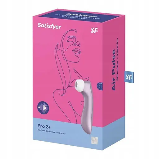 Вакуумний кліторальний стимулятор з вібрацією Satisfyer Pro 2+ (фіолетовий) - фото 5