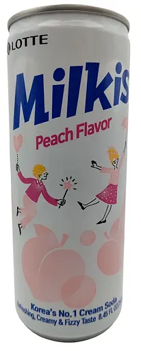 Молочний газований напій Lotte Milkis Peach 250 мл