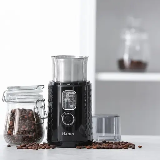 Электрическая кофемолка для дома Magio MG-203 мини кофемолки ножевые измельчитель кофейных зерен - фото 6