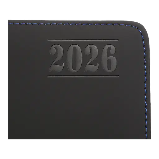 Щоденник датований Buromax Triumph 2026 A5 штучна шкіра/поролон синій (BM.21104-02) - фото 5