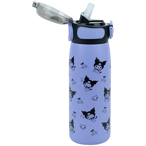 Термос с трубочкой Kite Kuromi 600 мл (HK25-1262) - фото 2