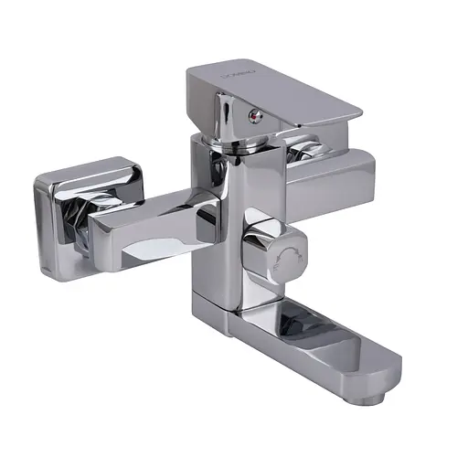 Змішувач для ванни DOMINO MALTA DMS-102NE з EURO перемикачем поворотний для комфортного використання та елегантного дизайну