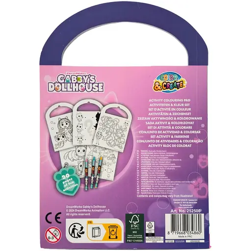 Раскраска Gabby's Dollhouse Активити (GD252500) - фото 4