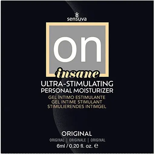 Пробник стимулюючої змазки Sensuva - Ultra-Stimulating On Insane (6 мл)