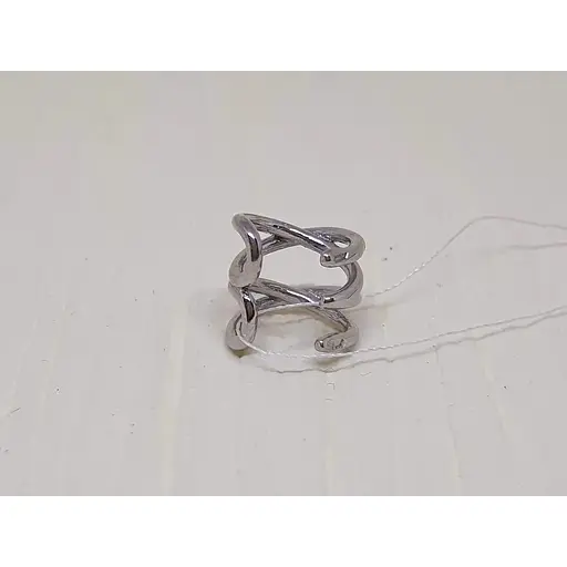 Серебряная серьга-кафф Астор на хеликс. 9132422Р - фото 3