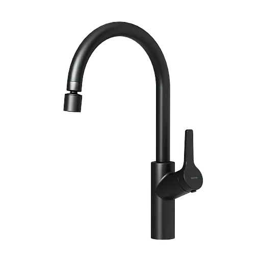 Змішувач для кухні Damixa Eclipse з дворежимним аератором black DX310722300 Чорний матовий - фото 1
