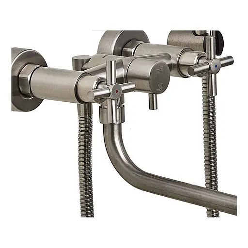 Змішувач для ванни Mixxus DVE-006-B MI6083 Нержавіюча сталь - фото 2