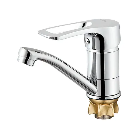 Смеситель для кухни Wezer PED4-B181 хром - фото 2