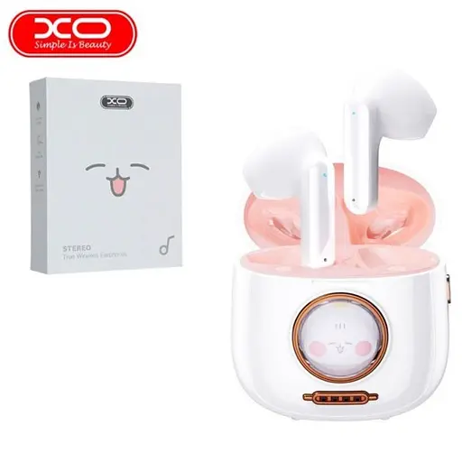 Блютуз Стерео Гарнитура XO G6 TWS Белый - фото 4