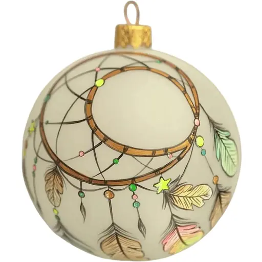 Ялинкова прикраса Санта Шоп Ловець снів скло (4820001154603)
