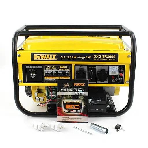 Генератор бензиновый DeWalt DXGNR3000 3.5 кВт медная обмотка электро стартер