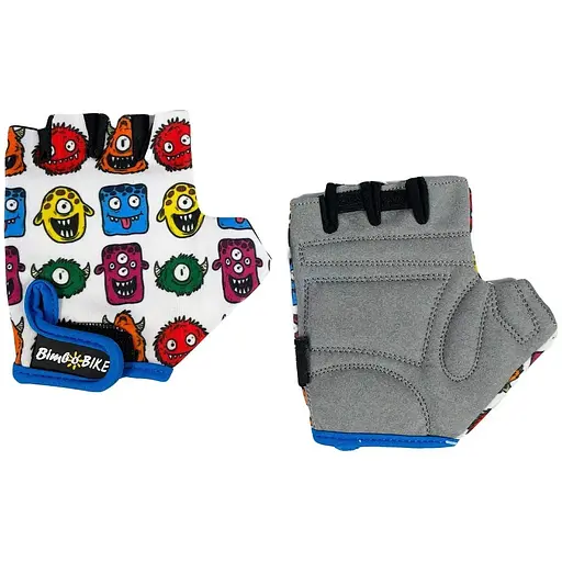 Велорукавиці дитячі Bimbo Bike Kids монстри 6-8 років розмір M (90961/4-IS) - фото 2