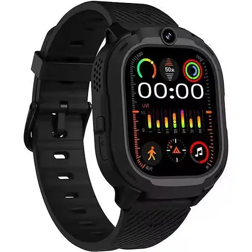 Дитячий смарт-годинник Lemfo T70 S з 4G прослуховуванням відеодзвінком і GPS-трекером Чорний