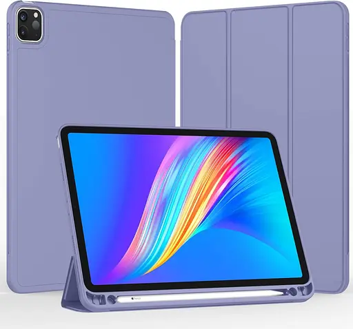 Чохол-книжка CDK для Apple iPad Air 10.9" 4gen 2020 екокожа/силікон Smart Case cлот стилус (011190) lavender - фото 3
