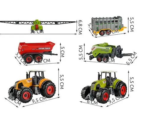 Набор игрушечной фермерской техники Kruzzel 23436 - фото 3