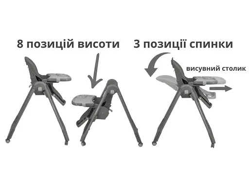 Стульчик для кормления FreeON Kai, кофейный - фото 5