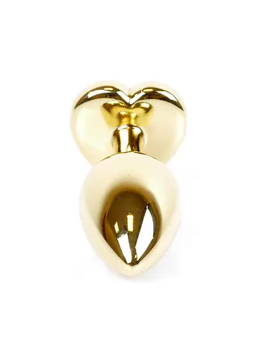 Анальна пробка з кристалом Boss Jewellery 7 см (золотий) - фото 6
