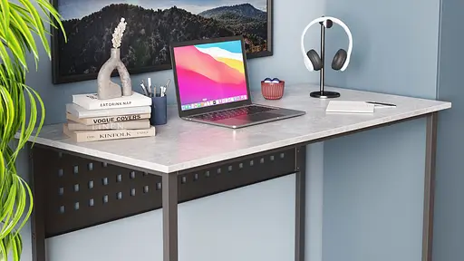 Стіл письмовий Майк Ferrum-decor 75x140x70 Чорний метал ДСП Бетон 16 мм (FRD-106537) - фото 2