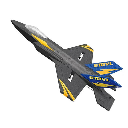 Глайдер на радиоуправлении Kfplan KF605 с гироскопом (Черный) - фото 1