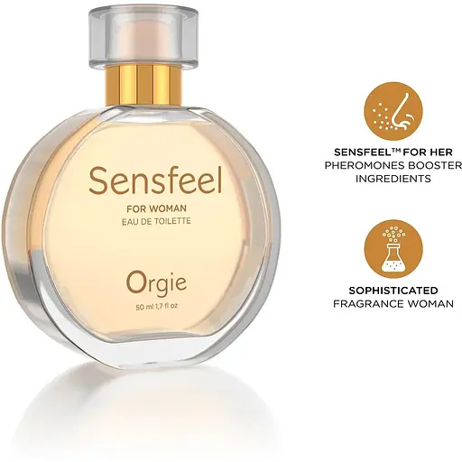 Женские духи с феромонами Orgie - Sensfeel for woman (50 мл) - фото 2