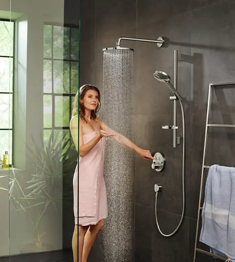 Верхній душ Hansgrohe Raindance S PowderRain 27607000, Хром - фото 3