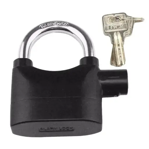 Навесной замок Ootdty APR14 с сигнализацией и сиреной 110 дБ