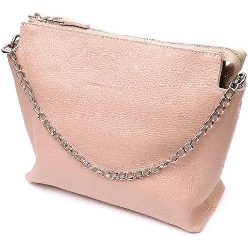 Кожаная женская сумка Grande Pelle 26х22х13 см sum0023604 - фото 1