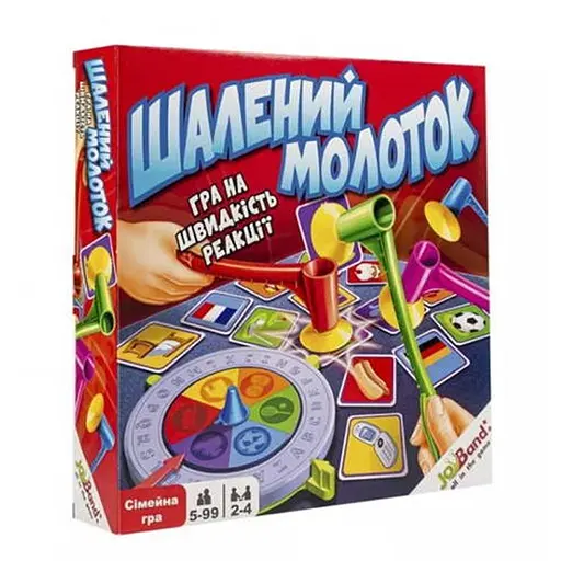 Настольная игра JoyBand Безумный молоток (укр.) (23200) - фото 1