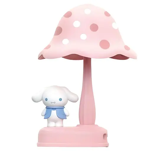 Детская настольная лампа Cinnamoroll грибочек розовая (339D) - фото 2