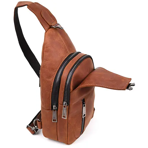 Кожаный мужской рюкзак TARWA 17х7х33.5 см sum0026166 - фото 7