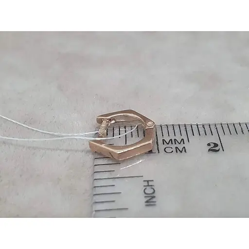 Золотая моносерьга Астор. 3131953 - фото 5