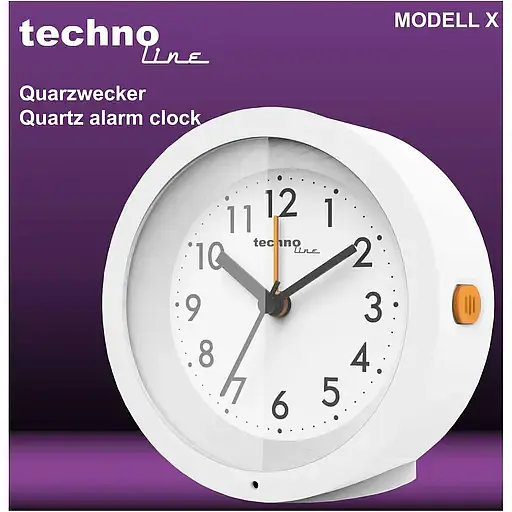 Часы настольные Technoline Modell X White (Modell X) - фото 4