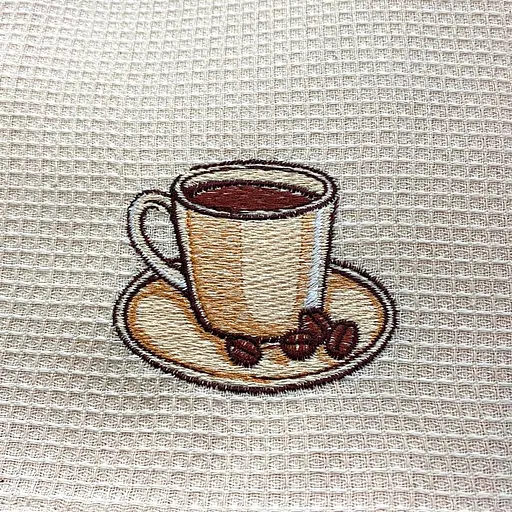 Набір рушників Ярослав Сувенірні №4 Чашка з кавою 45х75 см 2 шт. (57111) - фото 3